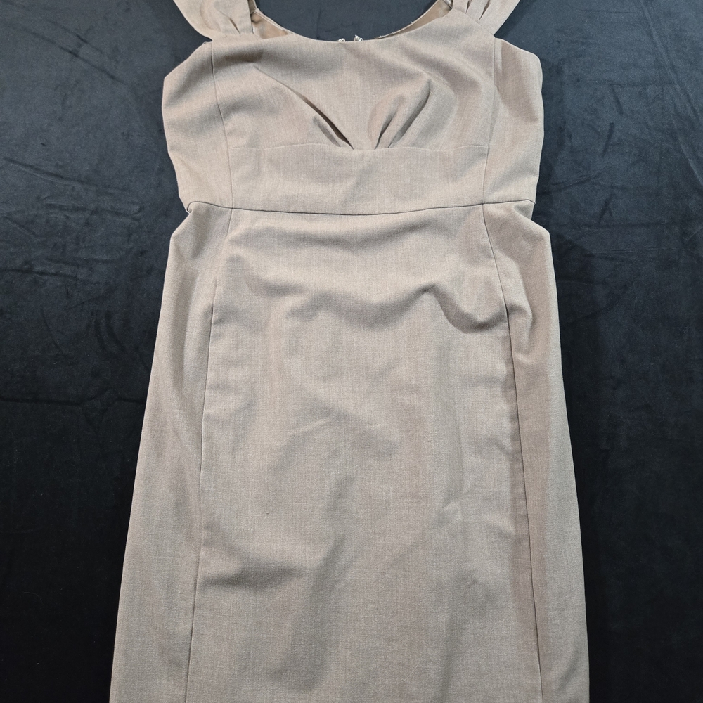 New York & Company Tan Mini Dress